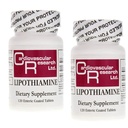 Kardiovaskulær forskning Lipothiamin B Supplement 240 tabletter - vitamin B1 nu med alpha lipoinsyre - 2 x 120 tal