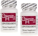 Kardiovaskulær forskning Lipothiamin B Supplement 240 tabletter - vitamin B1 nu med alpha lipoinsyre - 2 x 120 tal