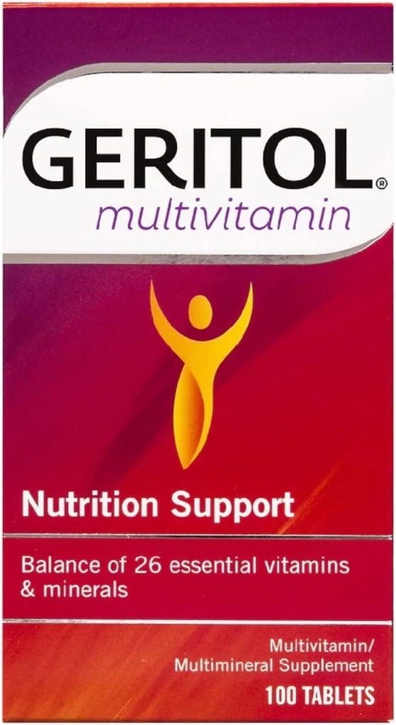 Geritol Komplette tabletter 100 tabletter (pakning med 6)