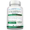 Godkendt videnskab Cramprin - Høj Absorption Magnesium, vitamin B kompleks, BioPerine - 1 måned Tilgang - 60 kapsler - Vegan
