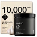 Hvidløg kapsler med 10,000mcg Allicin - Odorless - 50: 1 Uddrag for maksimal potens - Third- Party Lab Testet - 60 Vegetariske kapsler