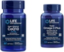 Life Extension Super Ubiquinol CoQ10 med forbedret Mitokondriel Support & Super Omega-3 Plus EPA / DHA Fish Oil, Sesame Lignans, Olive Extract, Krill & Asta