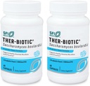 Klaire Labs SFI Health Saccharomyces Boulardii - Probiotisk supplement til støtte sund gær balance, immunforsvar og fordøjelsessygdomme - syre resistent, Shelf- Stabil & Hypoallergen (60 kapsler / 2 pakke)