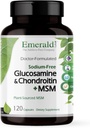 Emerald Labs Glucosamin & Chondroitin med MSM - Bone Health & Joint Health Supplement - Gluten- Free - 120 kapsler (30- Day Supply)