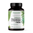 Emerald Labs Glucosamin & Chondroitin med MSM - Bone Health & Joint Health Supplement - Gluten- Free - 120 kapsler (30- Day Supply)