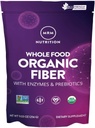 MRM Nutrition Whole Food Organic Fiber against 124; with Enzymes + Prebiotics against + Opløselige fibre against 124; fordøjelsessundhed + regularity against 124; 6g Fiber per servering