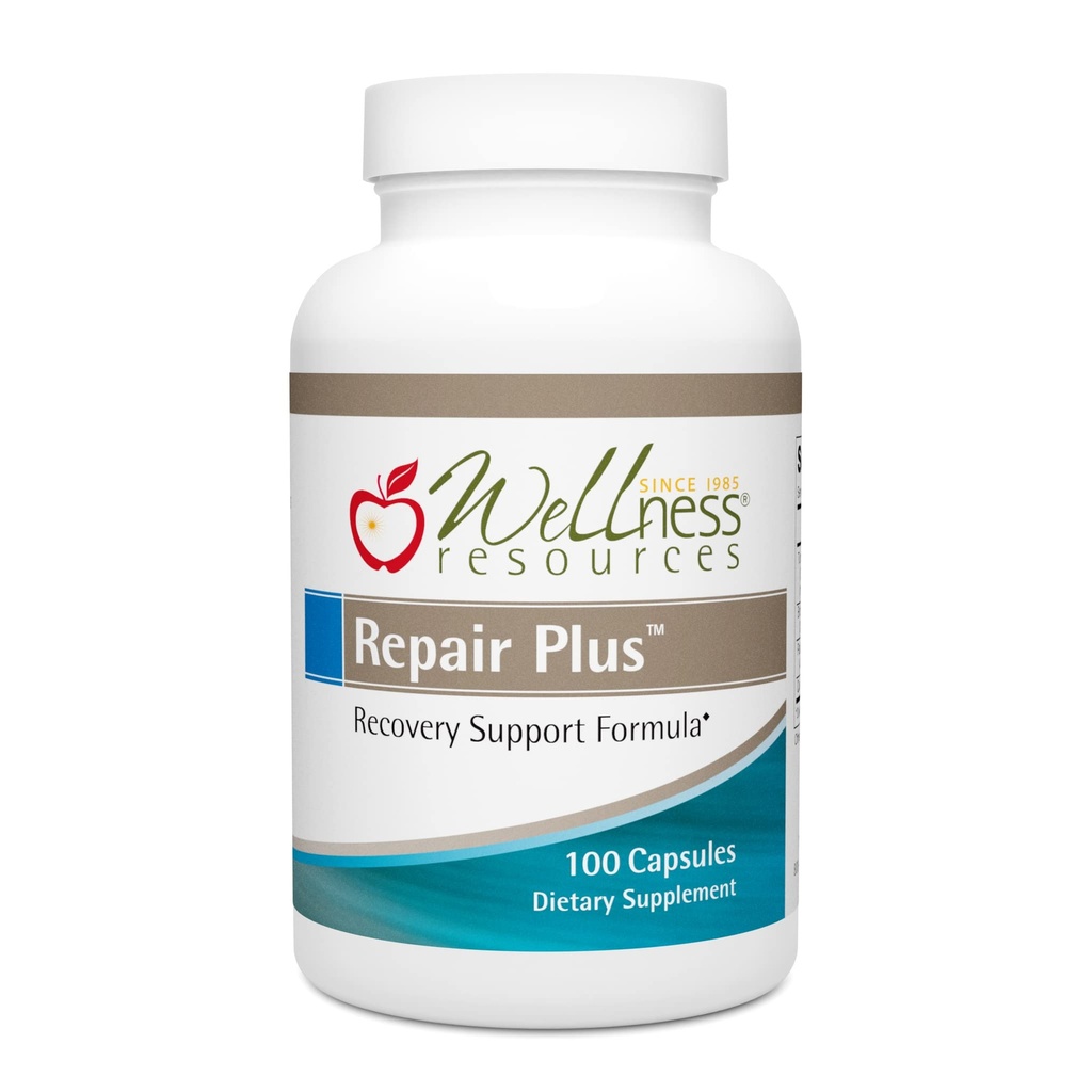 Reparation Plus Med TurmiPure guld gurkemeje (Curcumin) med Quercetin og Proteolytic Enzymes Bromelain og Papain. til reparation, inddrivelse, Tissue Sundhed, og Betændelse (100 kapsler)
