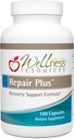 Repair Plus Featuring TurmiPure Gold Turmeric (Curcumin) with Quercetin and Proteolytic Enzymes Bromelain and Papain. for Repair, Recovery, Tissue Health, and Inflammation (100 Capsules)