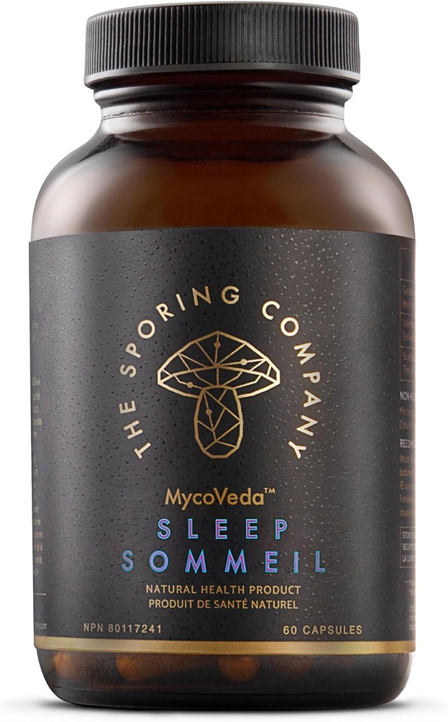 Sleep - Natural Sleep Supplement med Reishi, Valerian Root, og Skullcap Budd124; Regulering af lange søvncykler - 60 kapsler