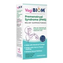VagiBiom Menstruelle Relief supppositorier (5 supppositorier) med Calendula Oil, Kakaosmør, gurkemeje og VIT E, der hjælper med Periode Cramp, Mood Swings. Tissue Healing. USA Made, Vegan, Hormone- Free