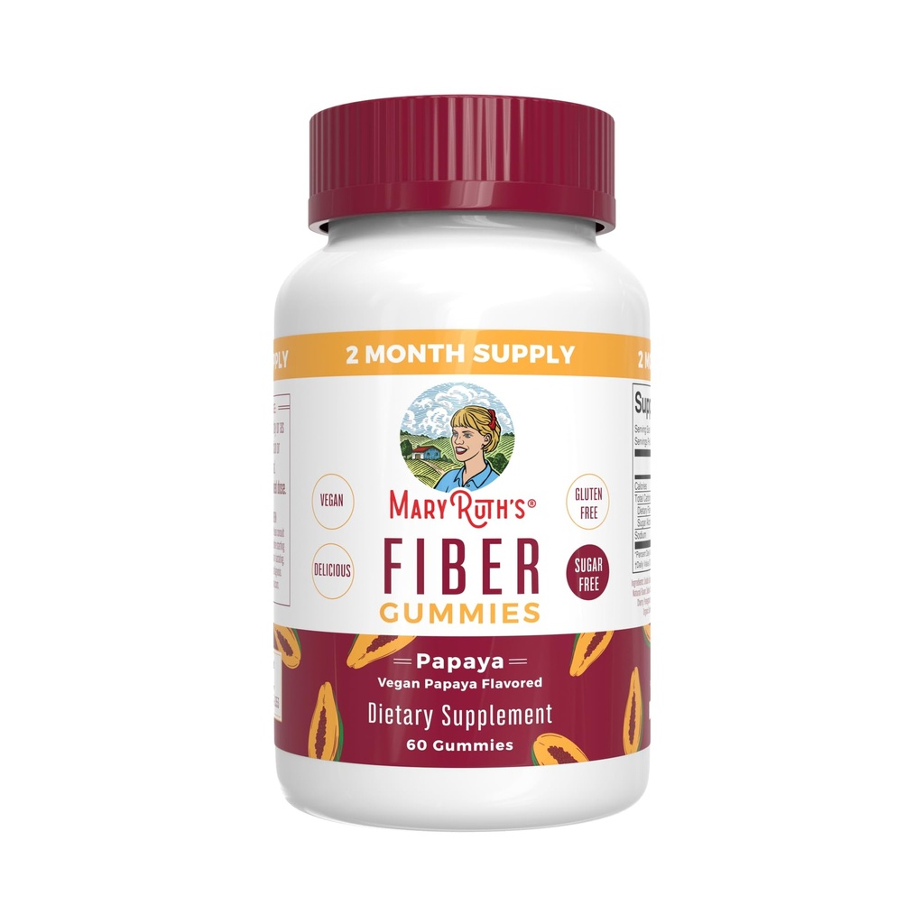 MaryRuth Organics Fiber Gummies for admirally against 124; 2 Months Supply Measure 124; Sugar Free Measure 124; Opløselige Fiber Supplement 124; Gut Health & Digainst Support
