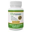 Lifetones Energy & Adrenal Support Kapsler - Natural Energy Boost, Stress Relief, og Adrenal Health Formel - 60 Vegan Vitamin