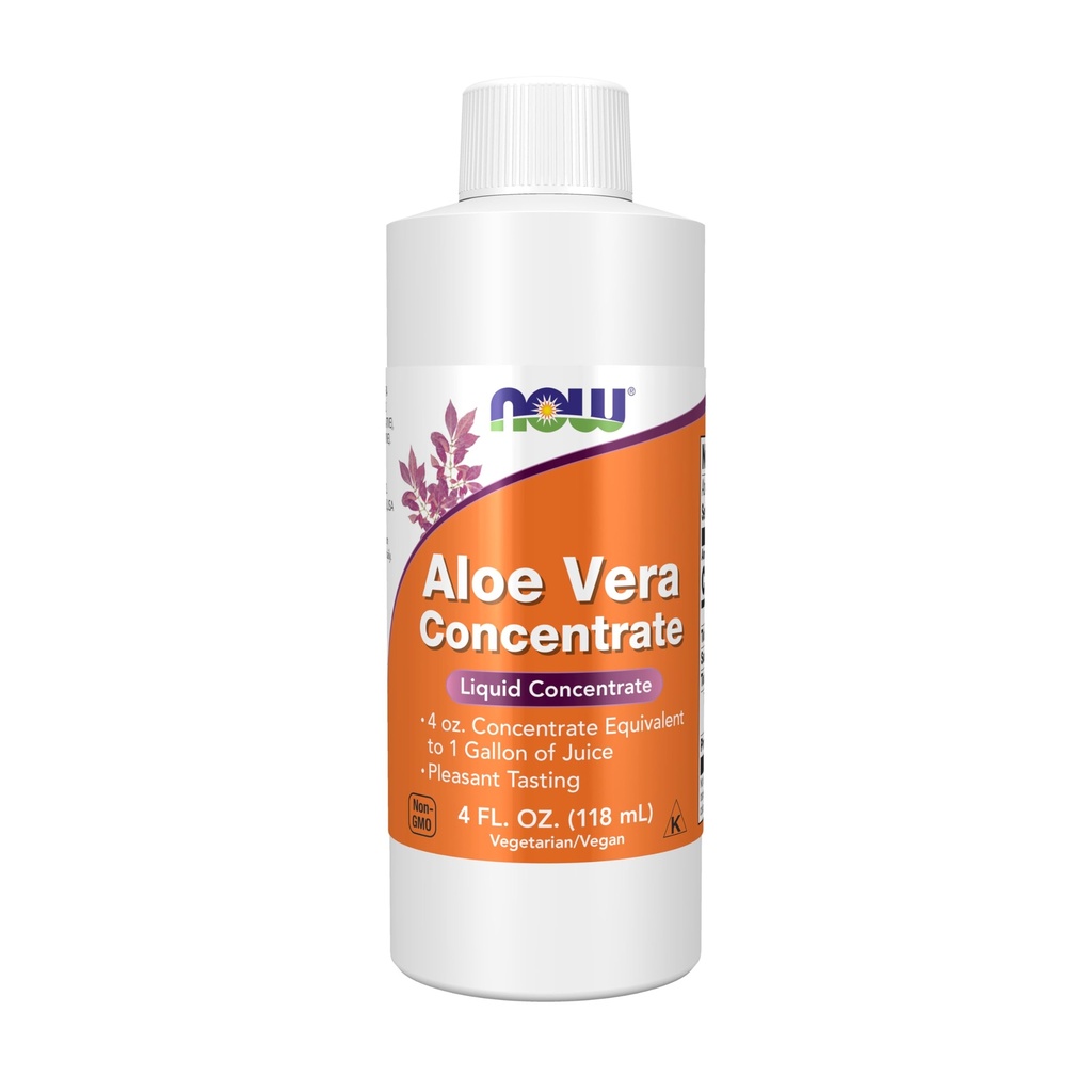 Now Foods Supplements, Aloe Vera Koncentrat (40: 1 Koncentrat indeholder aktive polysaccharider), 4 - Ounce