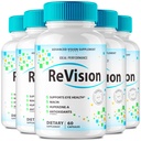 IDEAL YDEEVNE (5 pakke) Revision Eye supplement piller Avanceret Vision 2.0 Eye Care Complex Vitamin kapsler Pro (300 kapsler)