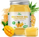 Sea Moss Gel - 18.5OZ Mango Ananas Flavor Sea Moss Gel Raw Nutrilious Rich in 102 Vitaminer og mineraler, Proteiner & Vitaminer, Vegan- Friendly