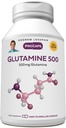 ANDREW LESSMAN Glutamin 500 mg - 60 kapsler - Gratis form Aminosyre. Understøtter skeletmuskulatur, Gastrointestinal sundhed. Opretholder sunde Nyrer, Lever, hjerte, hjerne. Let at synke kapsler.