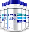 (5 Pack) Ozen Vitta, Ozen Vitta Kapsler, Official OzenVitta Formel til effektiv vægttab, All- Natural Keto Pills For Fit And Active Lifestyle, Health Supplement Capsula Anmeldelser (300 Kapsler)