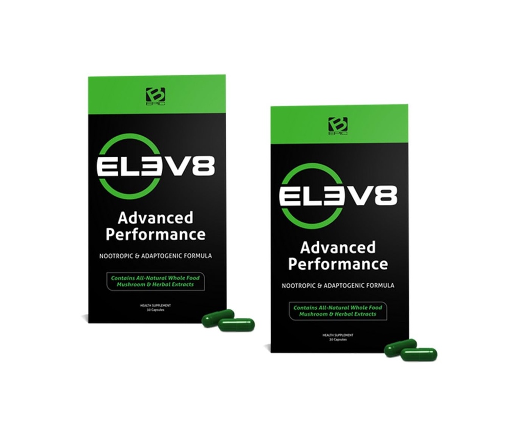 Bepic 2 Month Supply Elevate 8 (60 kapsler) Top Selling Elevate B Epic - To Boxes - Avancerede Performance Kosttilskud