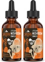 Liposomal Mushroom Complex Drops 2000 MG - 20 Organic Mushroom Extracts - Advanced Liquid Formula for Immunity, Cognitive and Memory - Lions Mane Supplement, Reishi, Cordyceps, Chaga, 60 Servings