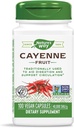 Nature 's Way Cayenne Fruit, 100 vegetariske kapsler