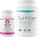 Regelmæssig pige Morgendagens Nutrition, kvinders Multivitamin (30 Servere) og Sunfiber 90- Day Powder (90 Servere) Bundle, energi og lav FODMAP fordøjelsesstøtte