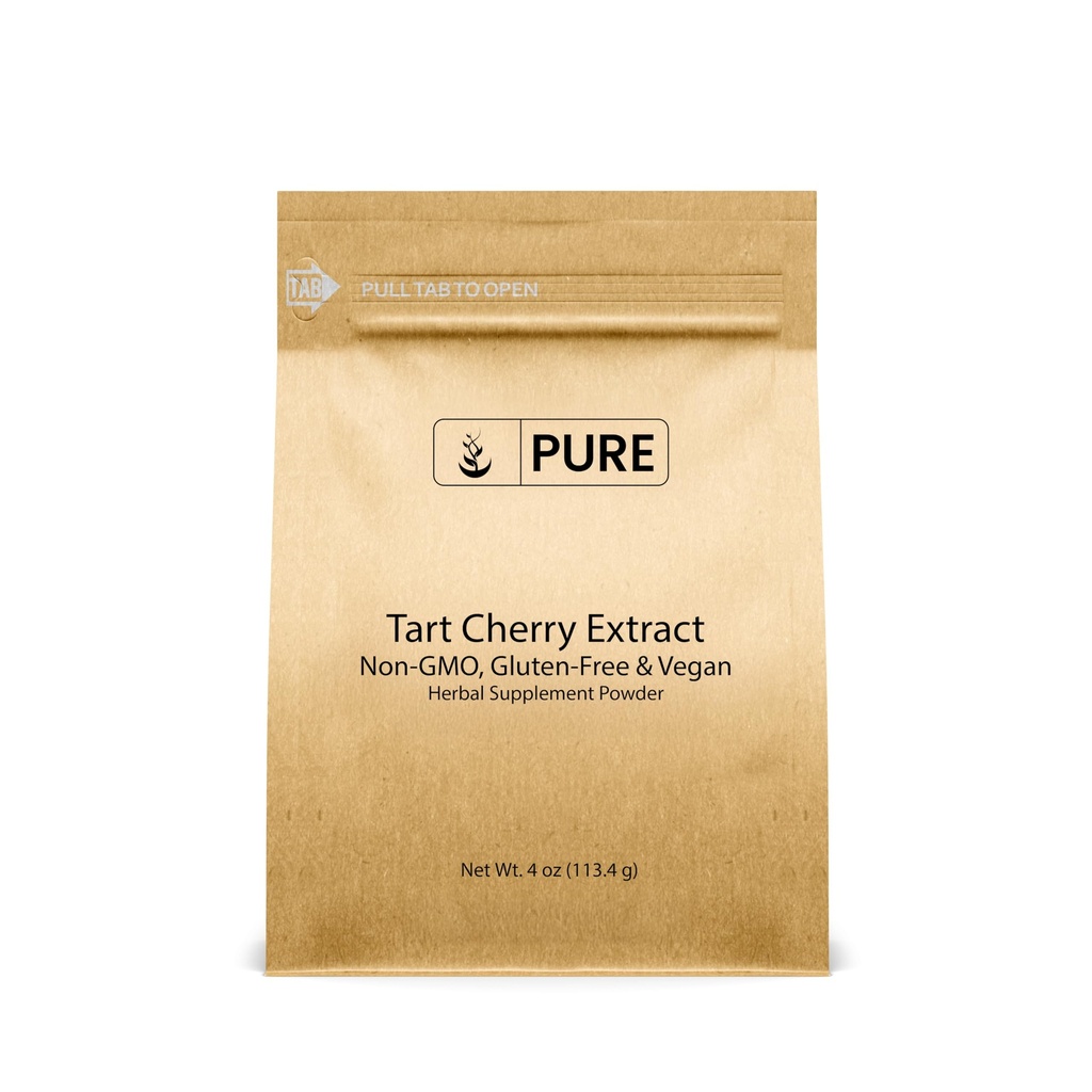Pure Original Ingredienser Tart Cherry Extract (4oz) Non- GMO, Vegan, Ingen Fyldere eller Tilsætningsstoffer, Urtetilskud