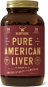 HEART & SOIL - American Lever Supplement - 3000mg Grass- Fed Beef Lever, rig på vitamin A, B12, Iron & Peptider - Non-GMO, Allergen- Free - 180 kapsler