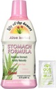 Lily af The Desert Maveformel, Organic Aloe Vera Juice med Slippery Elm, Kamille, pebermynte, og Ginger til Gut Health, Acid Reflux, Heartburn Relief, 32 Oz, Gelly Sachet inkluderet.