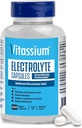 Vitamin Electrolyte Kapsler, Elektrolyte til Forvaltning af POTS og højnatriumdiæter (500 mg natrium - 100 mg kalium), Ikke aromatiseret, 200 saltpiller (størrelse 0)