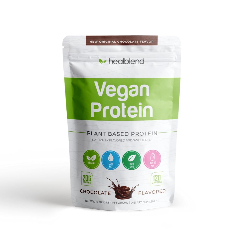Plantbaseret protein pulver Vegansk Kosttilskud - Gluten- fri, ikke-GMO, Erythritol- fri, Soy- fri, Dairy- fri Pea Protein for kvinder og mænd