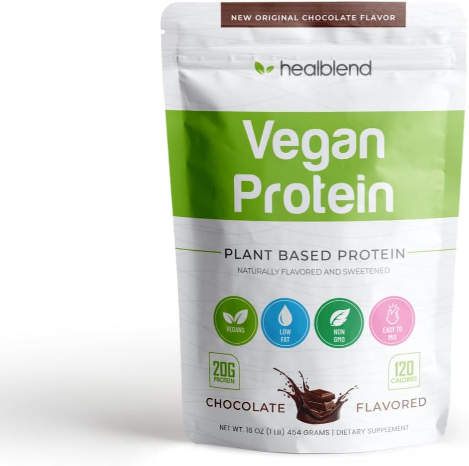 Plantbaseret protein pulver Vegansk Kosttilskud - Gluten- fri, ikke-GMO, Erythritol- fri, Soy- fri, Dairy- fri Pea Protein for kvinder og mænd