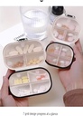 Pretty Pill Organizer Pill Box og 7 store afdelinger til at holde Vitaminer Cod Lever Oil Kosttilskud Medicin og smykker osv. (Milk White)