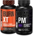 Jacked Factory Burn- XT Klinisk undersøgt termogene vægttab (60 kapsler) - Lean PM MAX dvalehjælp (120 kapsler) til Appetite suppression (180 kapsler)