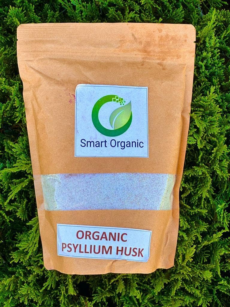 Organic Psyllium Husk, Keto Friendly, Vegan, Glutenfri, USDA Certificeret Organic, Non- GMO, Opløselig & Uopløselig fiber Kilde 16 Ounce (16 oz)