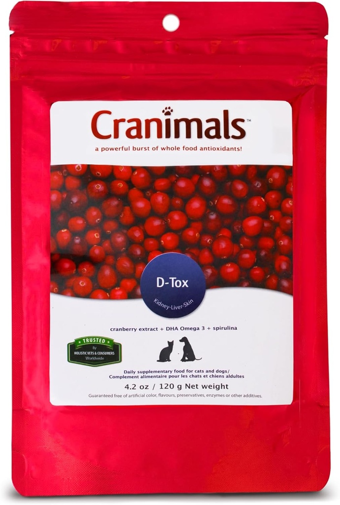 Krumdyr D- Tox supplement til hunde, 4.2 oz