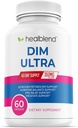 Healthblend DIM Ultra Kosttilskud 350 mg med Bioperine, Diindolylmethan, Østrogen Metabolisme Support, Hormonbalance & PMS Relief, 60 kapsler