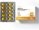 Multivitaminer med Omega-3, Multivitamin til kvinder og mænd, Enteric Coated Fish Oil DHA / EPA med vitamin A, E-vitamin og D3-vitamin til immunfunktion Support (1 Box _ 30 Softgel)