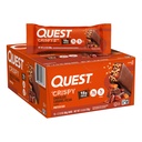 Quest Nutrition Crispy Chocolate Caramel Pecan Hero Protein Bar, 15g Protein, 1g Sukker, 3g Net Carb, Gluten Free Protein Snack, Keto Friendly, 12 Greve