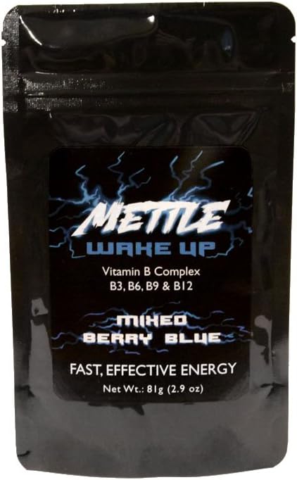 Energy Drink Powder - 50 Servere • 124; Sukker fri • 124; 200mg Koffein - Mettle Energy Drink Mix (blandet berry blå)