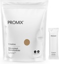 ProMix Nutrition Creatin Monohydrat Rejsepakker, 5g mikroniseret Clean Creatin til mænd og kvinder, Understøtter muskelvækst & Inddrivelse, Vegan - 30 Servere