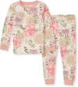 Burt 's Bees Baby Girls pyjamas, 2-stykke lange ærmer Tee og bukser Organic Cotton PJ Set
