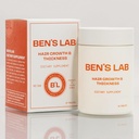 BEN 'S LAB Hårvækst & Tykkelse Kosttilskud til at tænke hår er 124; Avanceret koreansk skalp pleje for sundere, tykkere udseende hår er 124; 60 tabletter er 124; 1 måned forsyning.