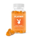 Playboy - Ginseng Gummies (60 Greve - Peach Flavored) - Perform Harder, Længere, Bedre - Panax Ginseng Supplement Gummy for mænd og kvinder - 100% Natural, Vegansk Non GMO Ginseng Root 6: 1 Uddrag