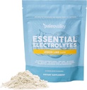 Paleodal Essential Electrolytes Powder - Fuld Spectrum Lemon Lime Electrolyte Powder til hydrering, energi og muskel Inddrivelse - Ingen sukker tilføjet - 28 Servere