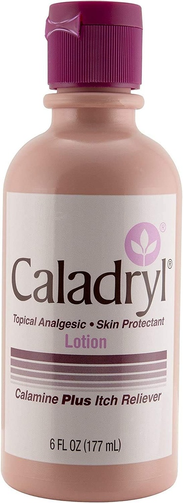Caladryl Pink Calamin hudprotectant Plus Itch Relief, 6 Ounce flaske (2 pakker (6.0 Ounce))