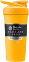 BlenderFlaske Sport Isoleret rustfrit stål Rykker Flaske med Wire Whisk, 24-Ounce, Mango - Protein Shakes & Hydration for Atleter & Fitness Entuaster, Easy Mixing, Holder Drinks Cold, Localable Lid