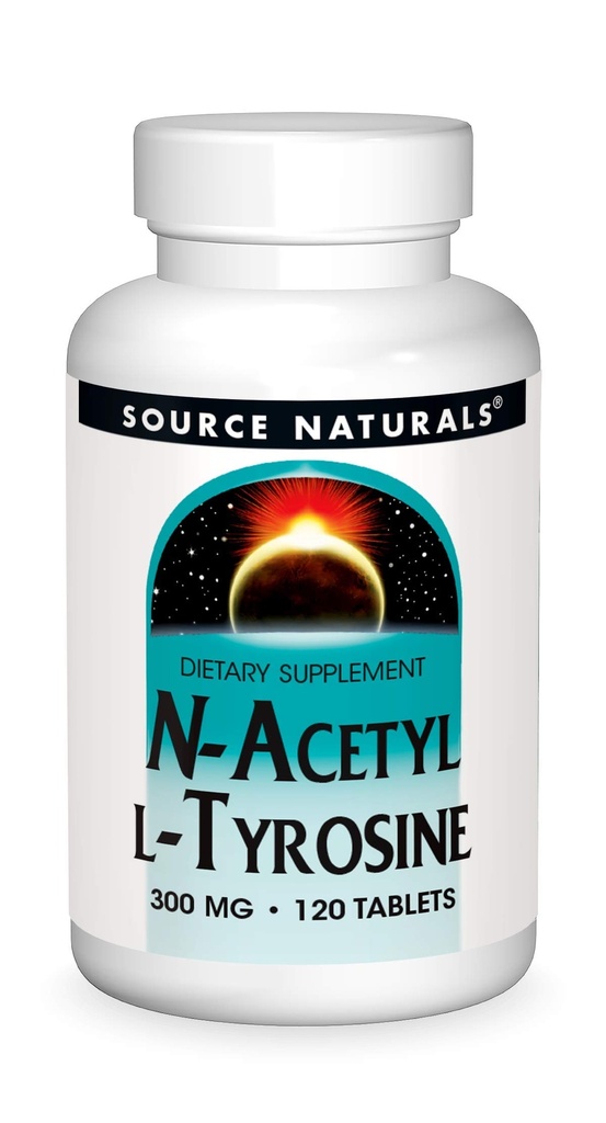Kilde Naturals N- Acetyl L- Tyrosin Kosttilskud - 120 tabletter