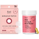 Rael Bundle - Invisible Spot Cover Pimple Patches (96 Greve) & PMS supplement til kvinder (28 kapsler)