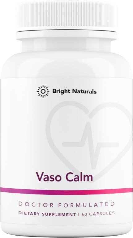 Vaso rolig - sund blodbalance supplement - funktioner Gæret hvidløg, Selleri og Grape frø ekstrakt, Hibiscus, og vitamin K2 - Lavet i USA