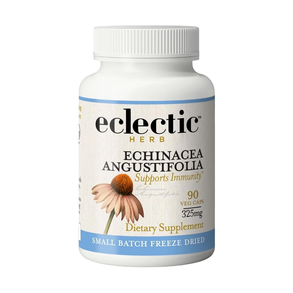 ECLECTIC INSTITUTE Raw Frisk frysetørret ikke-GMO Echinacea Angustifolia